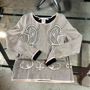 MAX STUDIO RIBBED SWEATER DRESS